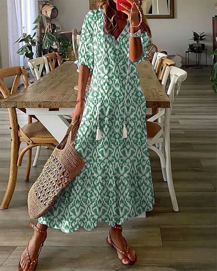 Emily™ - Boho Bauchbedeckendes Kleid