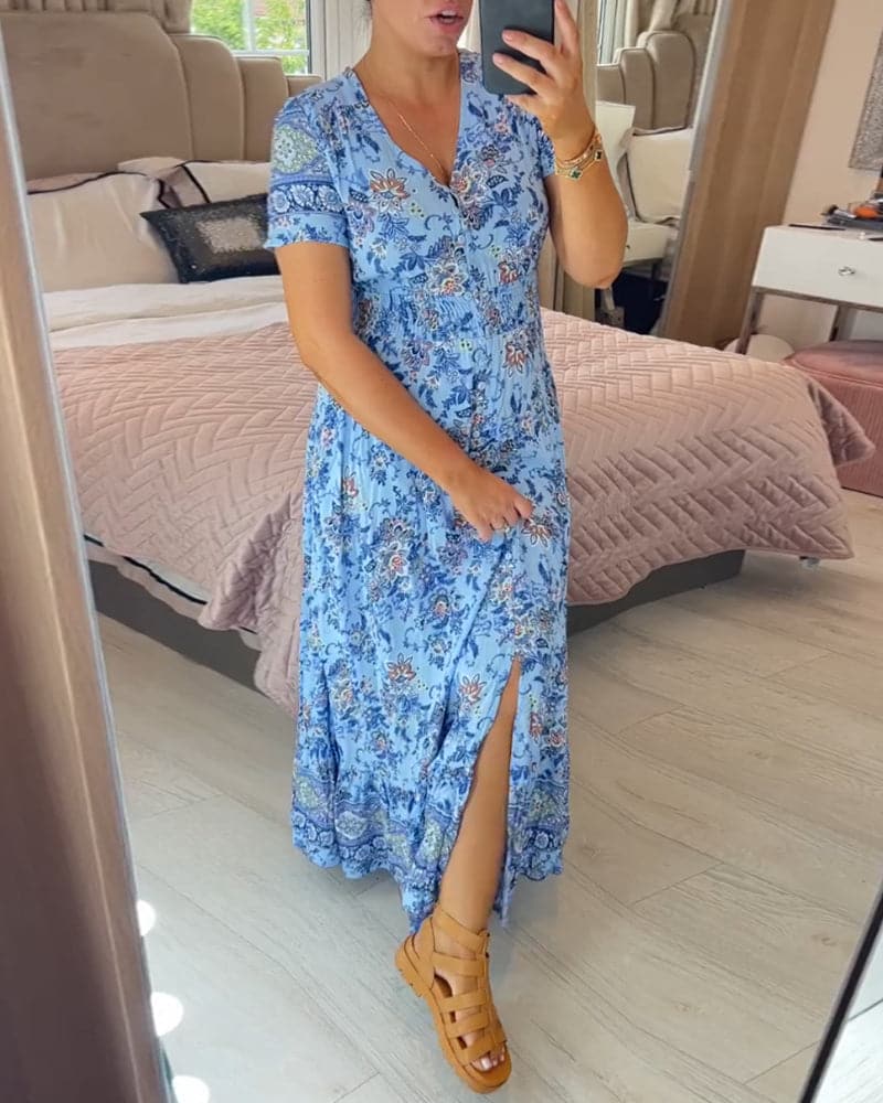 Connie - Floral Maxi Kleid