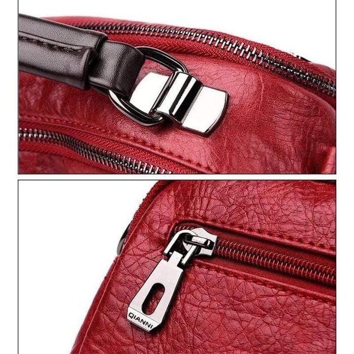Finbjørg | Kleine und vielseitige Tasche in goldenem Cognac-Ton