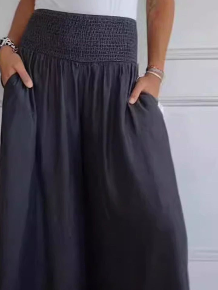 Marlene | Weit geschnittene Baumwollhose für den Sommer