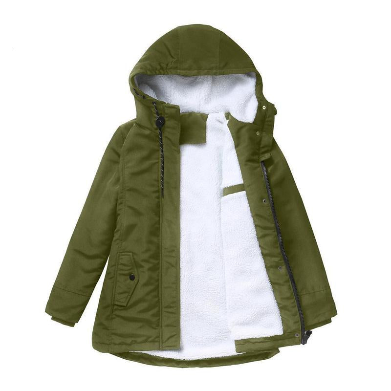 AMINA™ - Isolierte Winterjacke mit Kapuze und gestepptem Futter für ultimativen Wärmekomfort