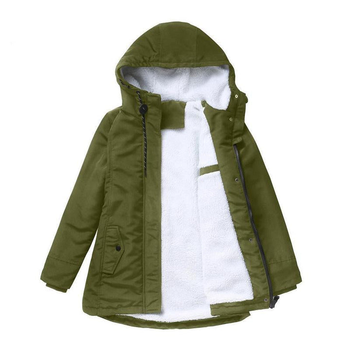 AMINA™ - Isolierte Winterjacke mit Kapuze und gestepptem Futter für ultimativen Wärmekomfort