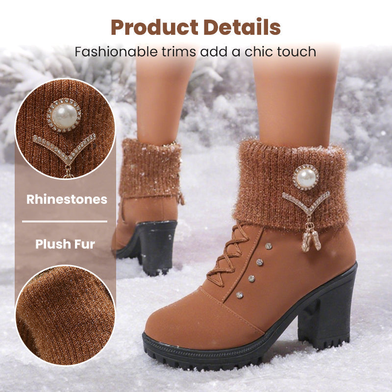 Alana™ - Chunky-Heel-Stiefel