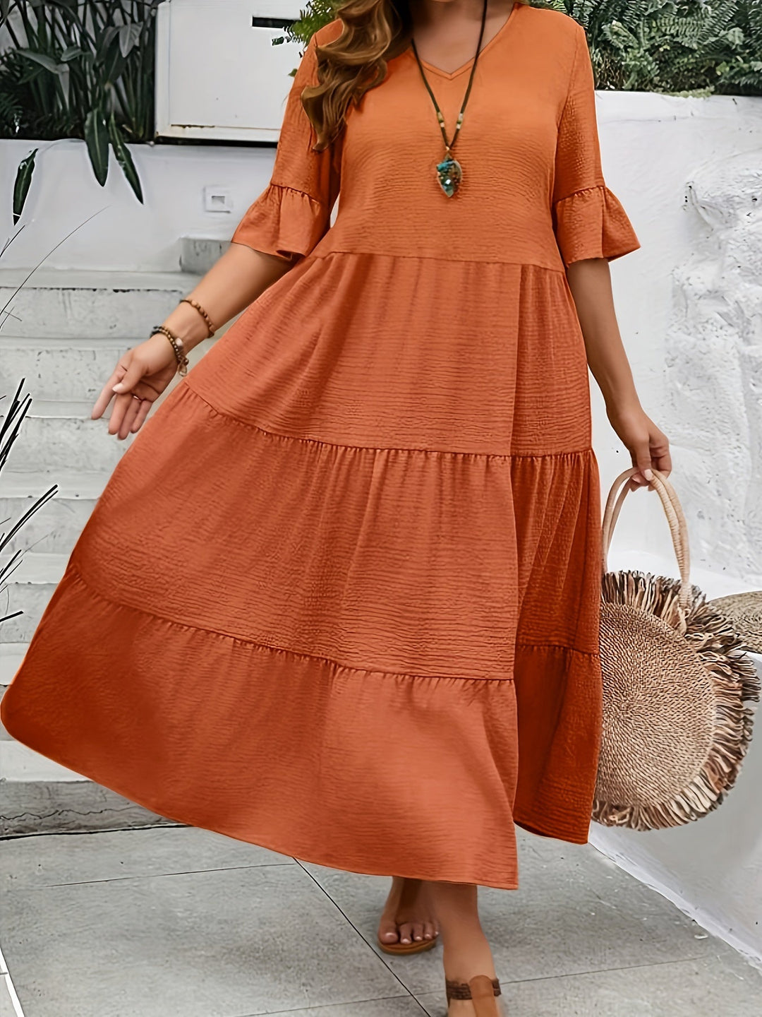 Avelisse - Anmutiges Fließendes Kleid