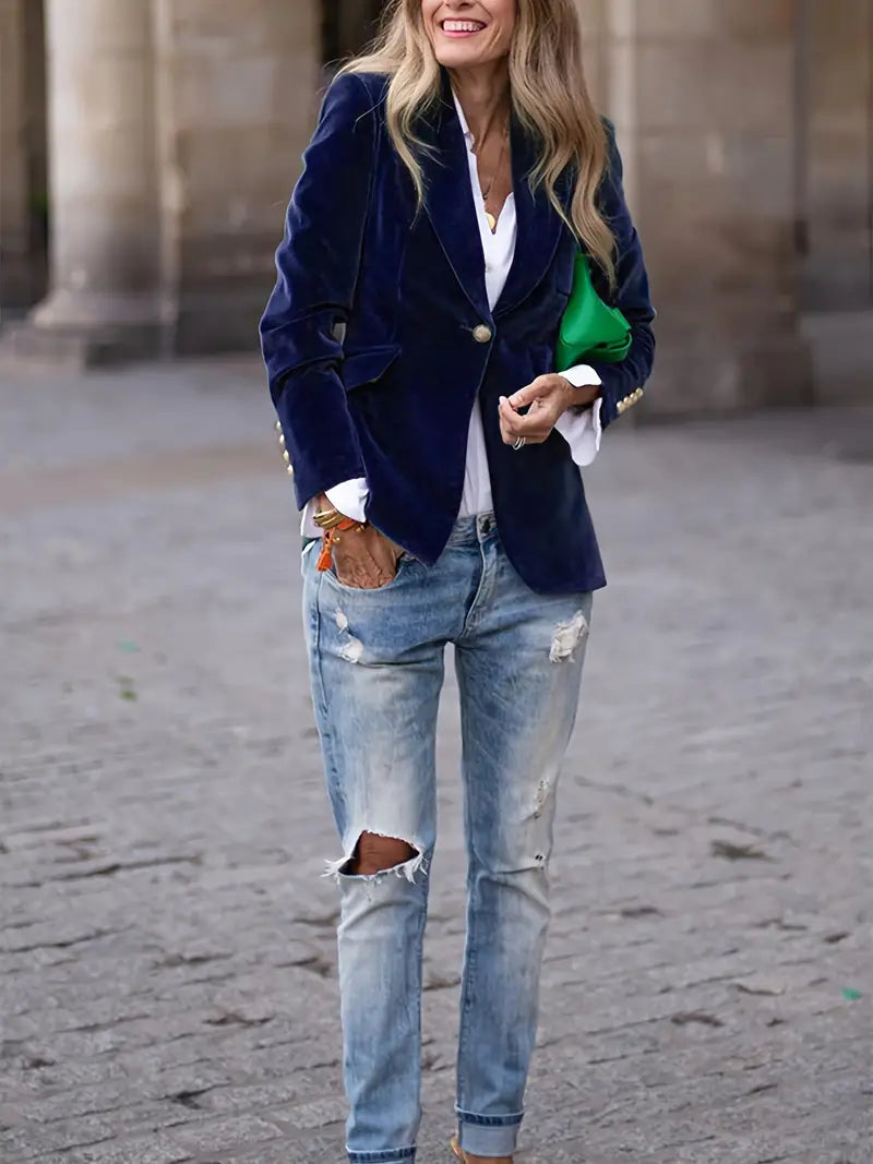 Julissa™ - Eleganter Samt-Blazer