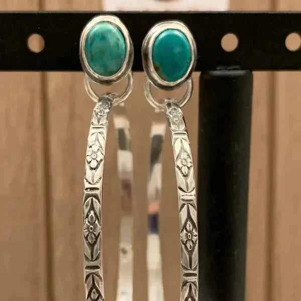 Vintage Onyx Boho Ohrringe