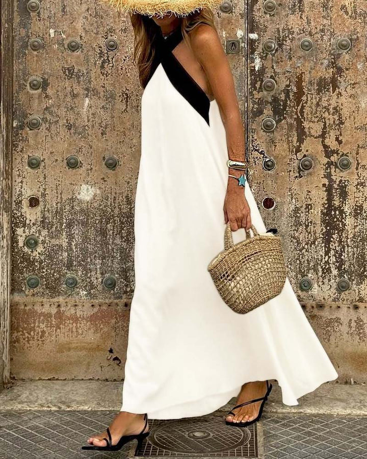 Olive™ - Kleid mit Kreuzhals