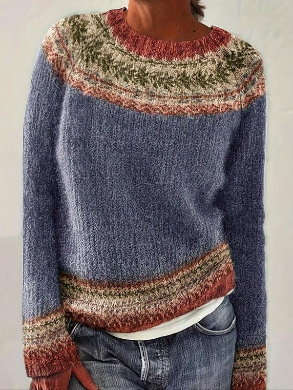 Susan™ - Schicker Ethno-Pullover Strickmode