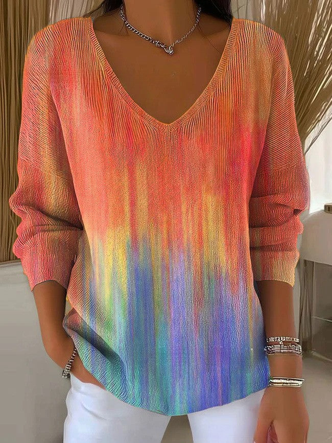 Beatrice – Pullover mit V-Ausschnitt