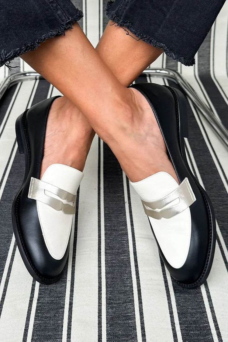 Serena Women's Two-Tone Loafers Lifestyle