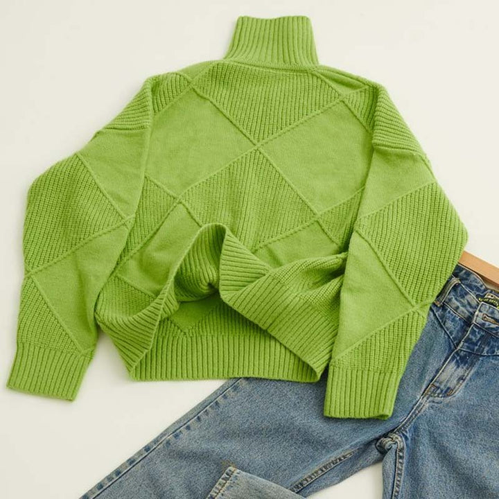 Charlotte – Schicker High-Neck Pullover