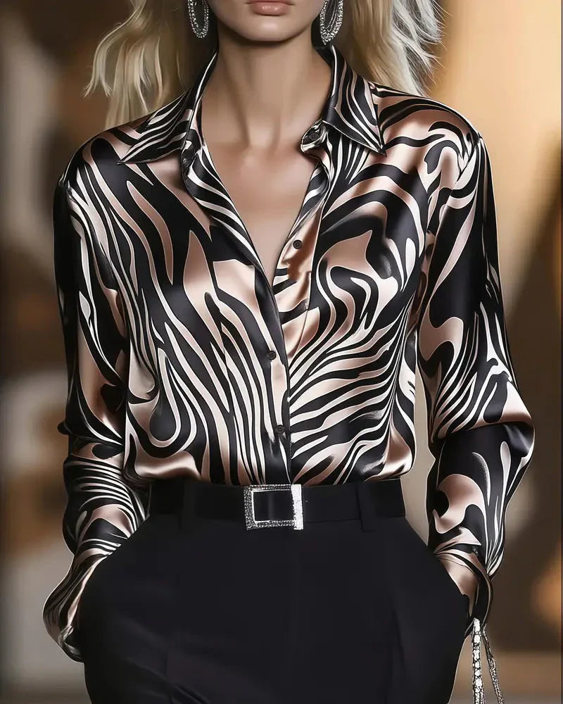 Maeve™ - Elegantes bedrucktes Hemd