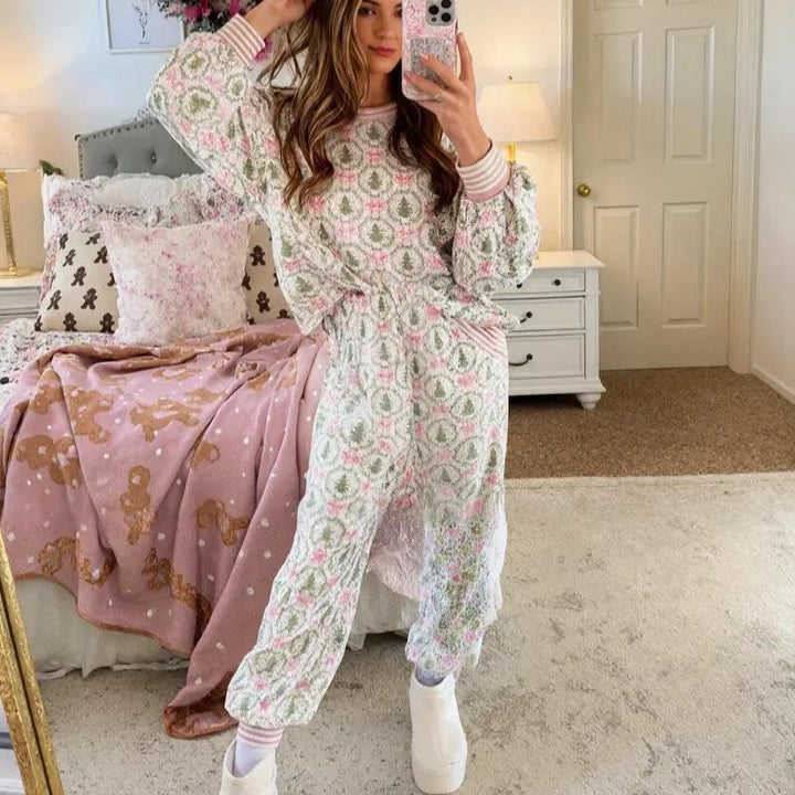 Aubrey™ - Gemütliches Weihnachts-Loungewear-Set