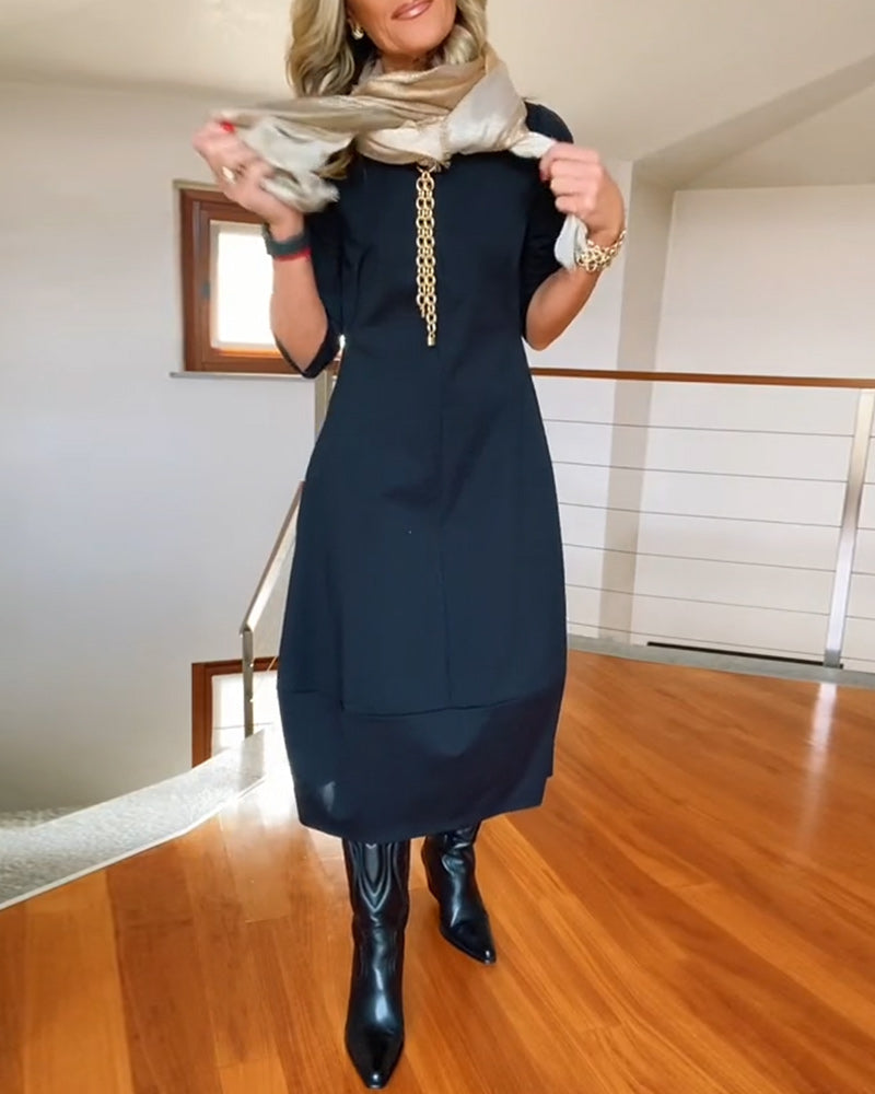 Greta - Lässiges Eleganz Kleid