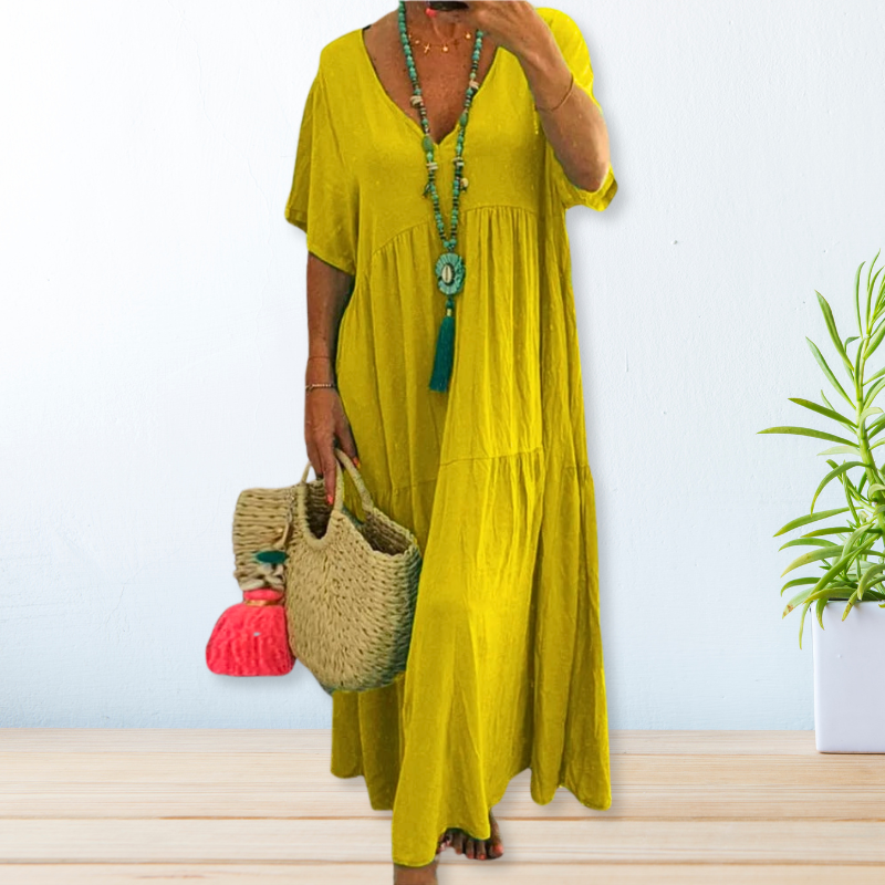 Maelis | Baumwolle-Leinen Kleid