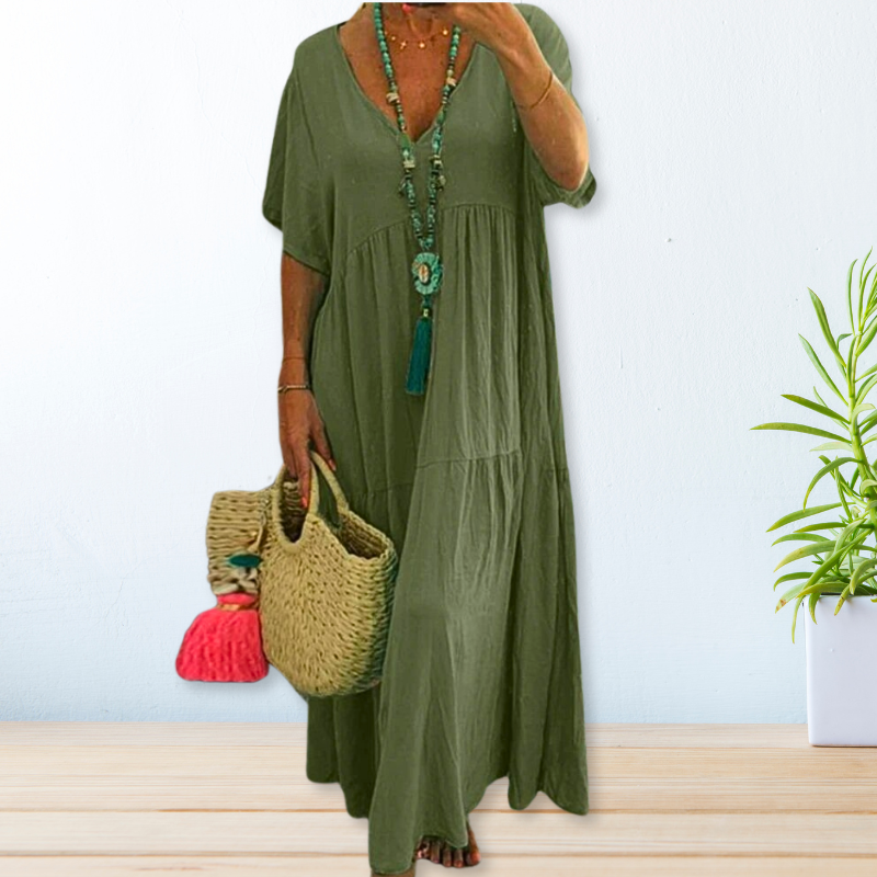 BAHAMA™ - Baumwoll-Leinen Kleid