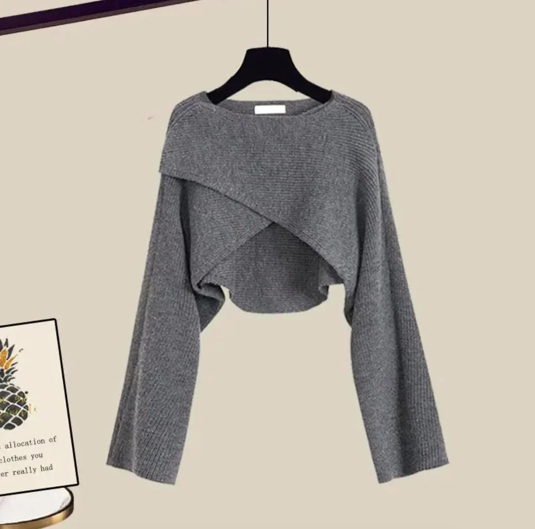 Thalia - Bequemes dreiteiliges Langarm-Set