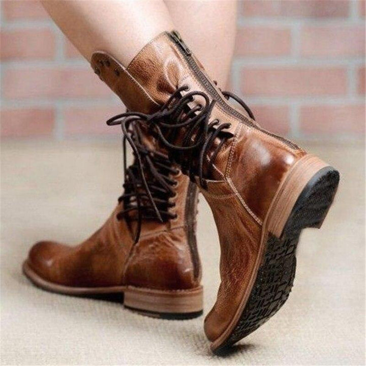 WYNONA | RUSTIKALE VINTAGE LEDERSTIEFEL