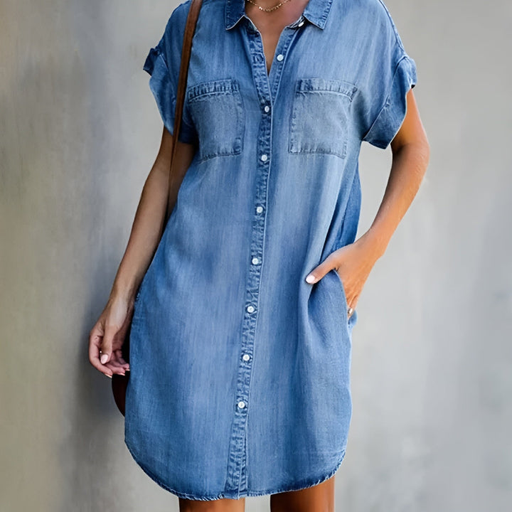 Diane™ - Lässiges Hemdblusenkleid