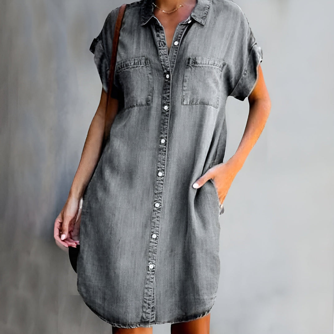 Diane™ - Lässiges Hemdblusenkleid