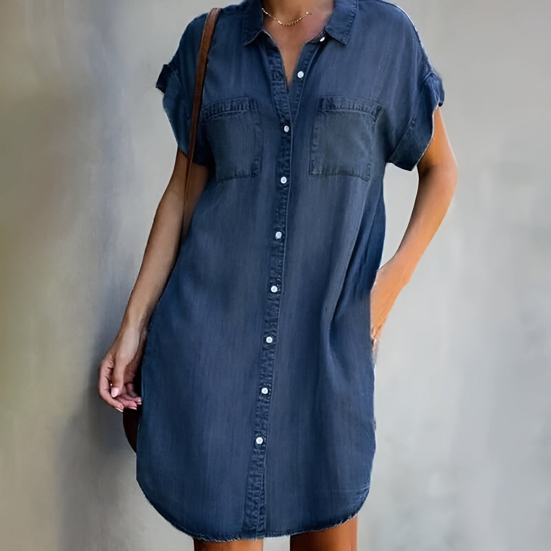 Diane™ - Lässiges Hemdblusenkleid