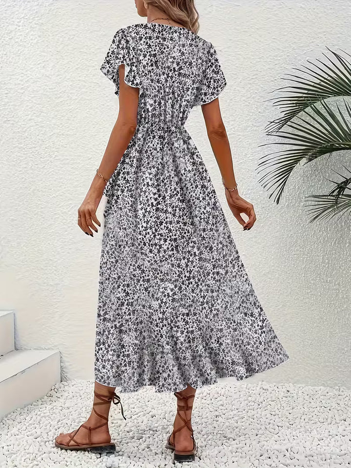 Elara | Fließendes, Bauch-umspielendes Wickelkleid