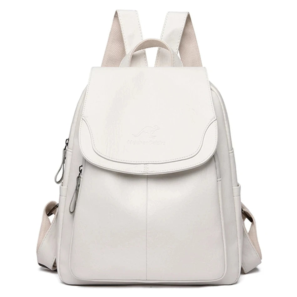 Gwendolyn - Anti-Diebstahl-Rucksack aus Leder