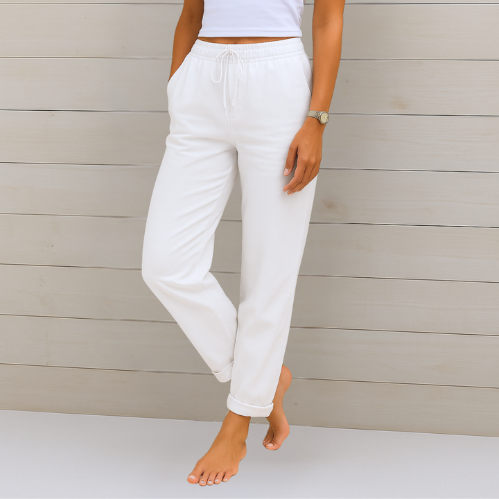 Alyse™ - Premium Leinen Stretch-Hose
