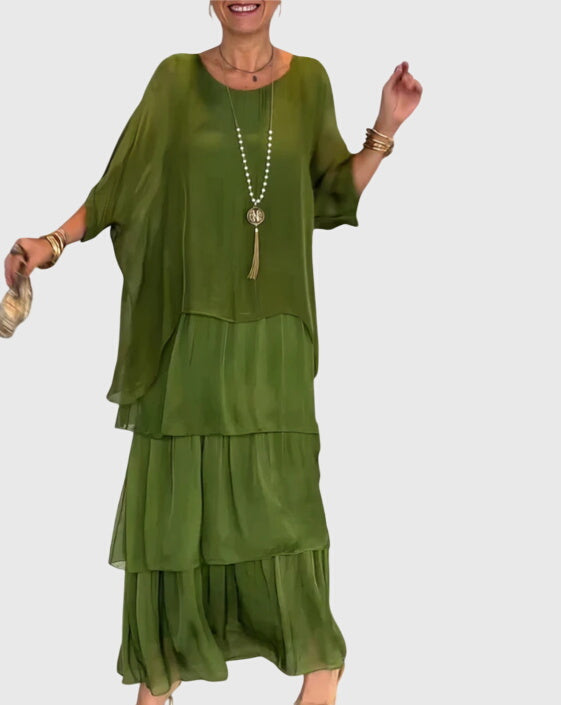 Susan™ | Elegantes, langes, fließendes Kleid