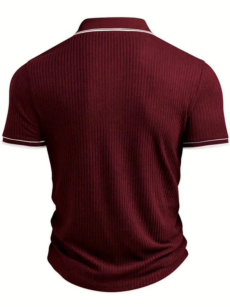 Emilio™ - Herren maßgeschneiderte gerippte Polo