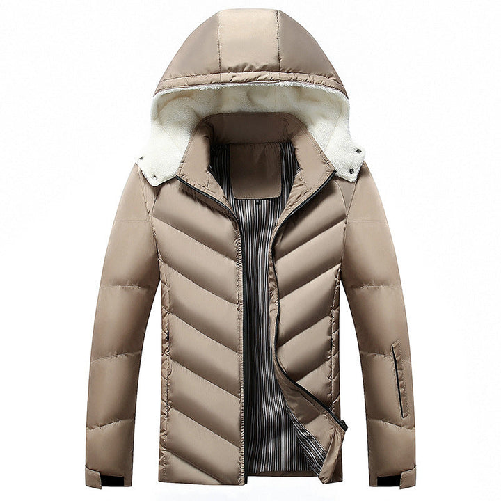 Doudoune pour homme avec capuche et poches