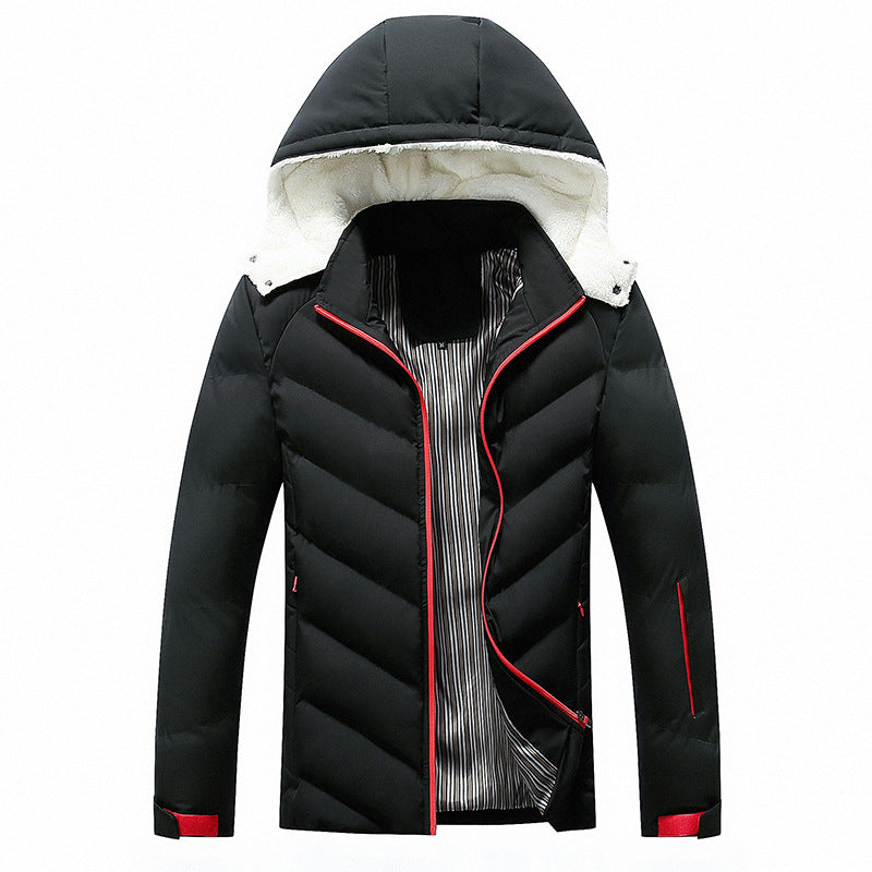 Doudoune pour homme avec capuche et poches