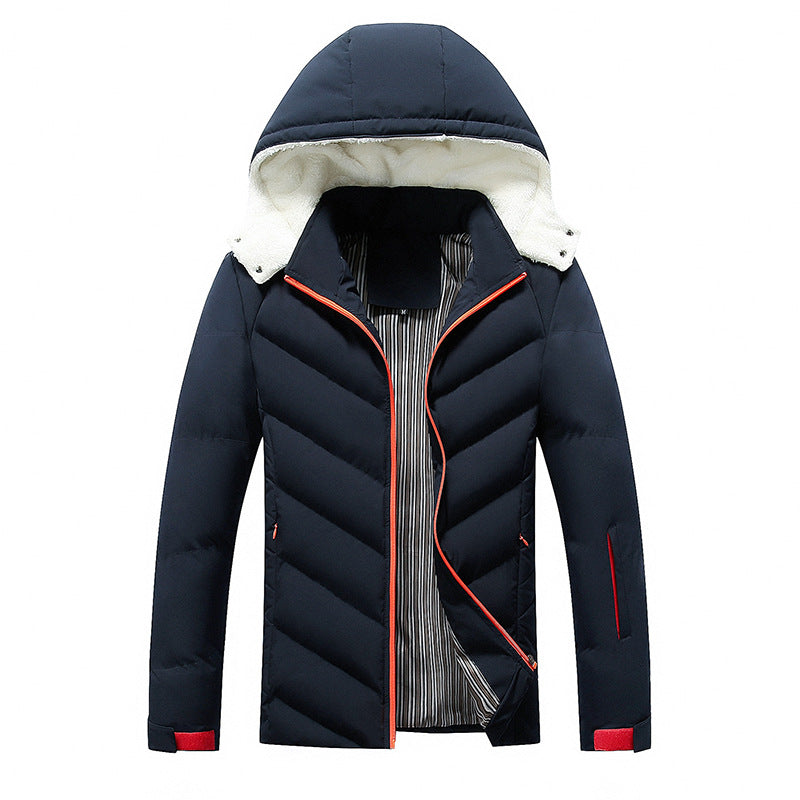 Doudoune pour homme avec capuche et poches