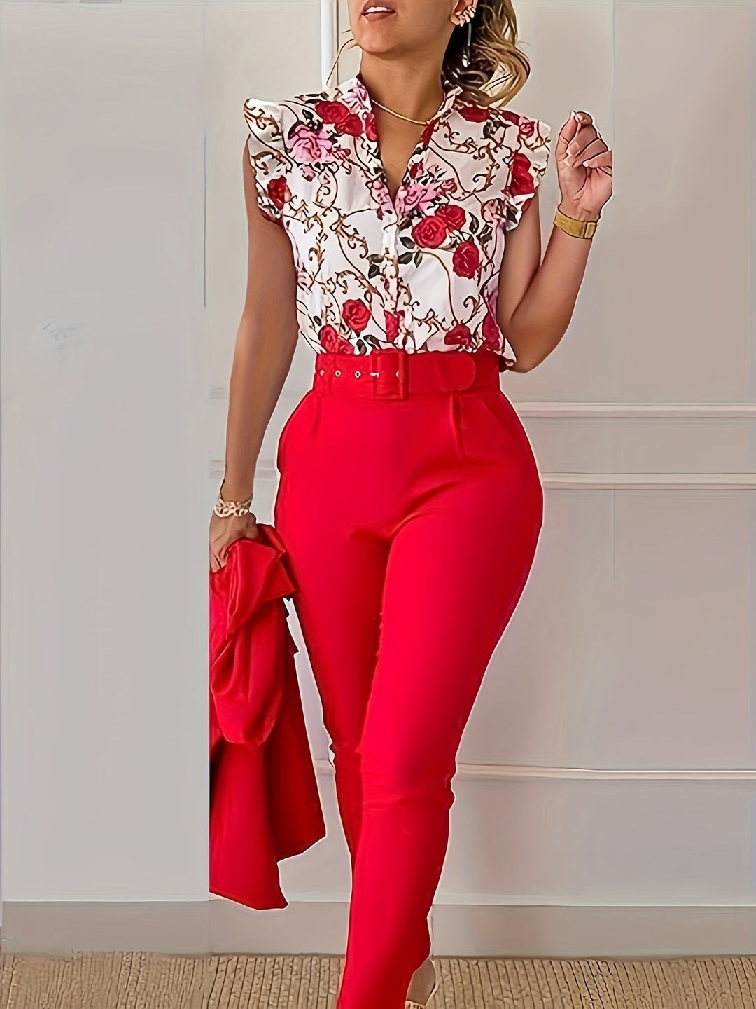 Rainie - Stylisches Set mit Rüschensäumen