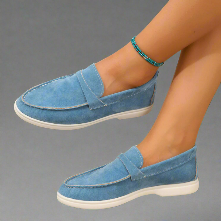 Hannah | Handgefertigte Wildleder-Mokassins mit elegantem Design