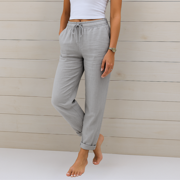 Alyse™ - Premium Leinen Stretch-Hose