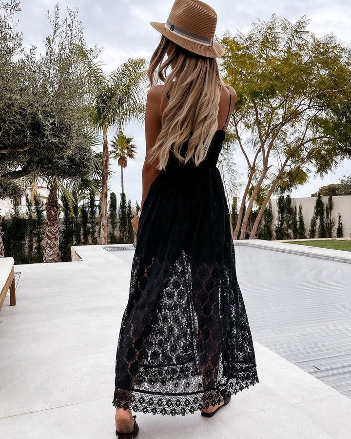 Grace | Geräumiger Spitzen-Jumpsuit