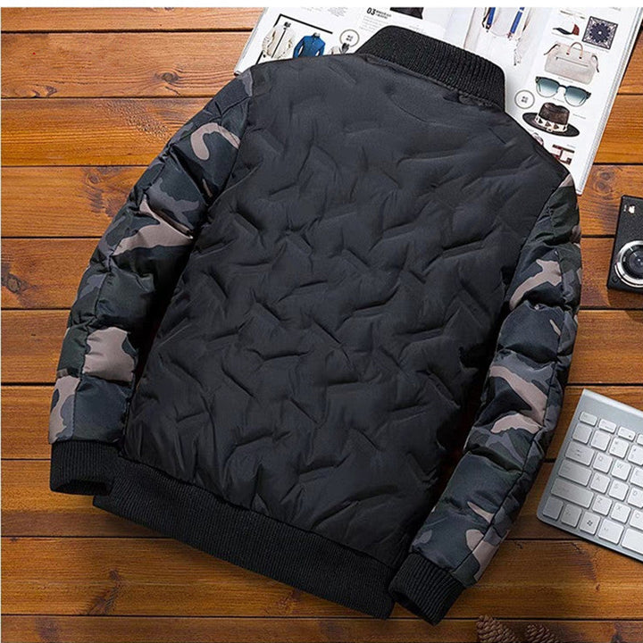 Herren Bomberjacke mit Taschen, Langarm