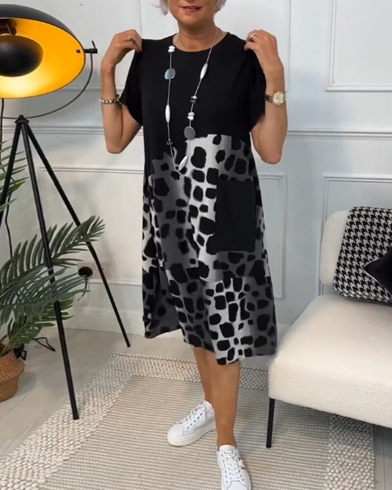 Sherlene - Leopardprint Kleid