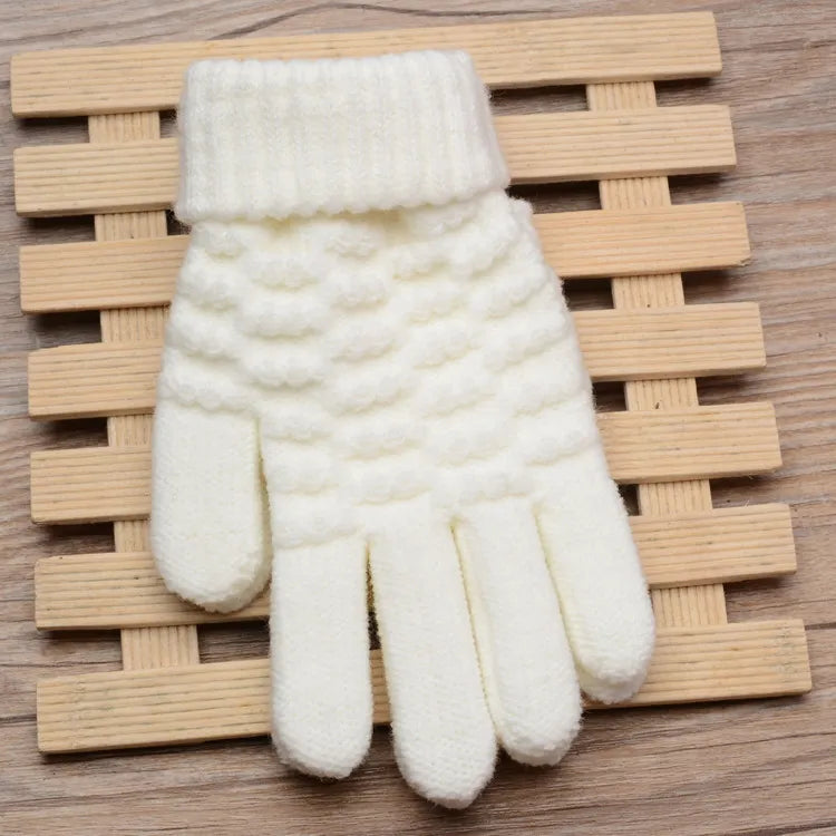 Gestrickte Touchscreen-Handschuhe für Damen