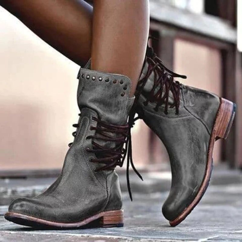 WYNONA | RUSTIKALE VINTAGE LEDERSTIEFEL