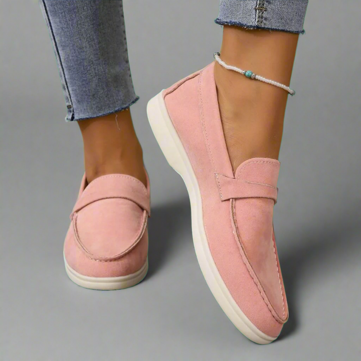 Hannah | Handgefertigte Wildleder-Mokassins mit elegantem Design