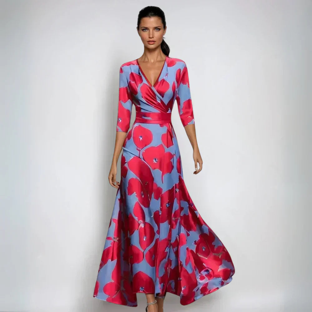 Emily | Stilvolles Blumenkleid für Partys