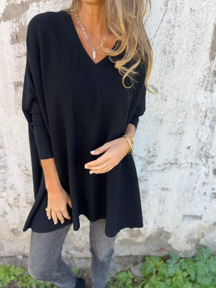 Hannah – V-Ausschnitt Pullover