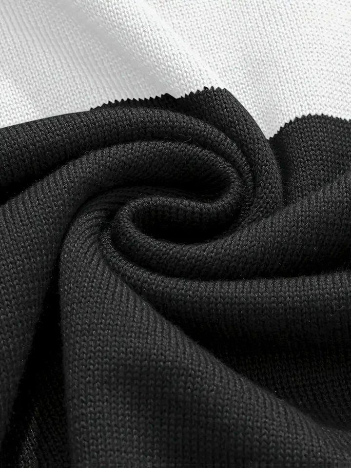 Brit & Boho™️ | Der Luxe Colorblock Quarter Zip