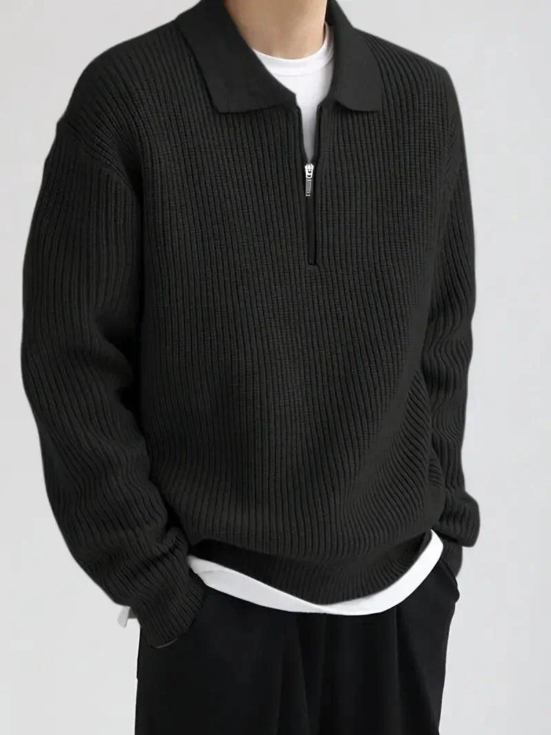 Brit & Boho™️ | Der moderne schlanke Quarter Zip