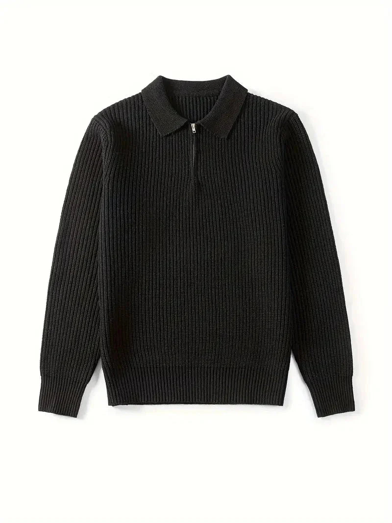 Brit & Boho™️ | Der moderne schlanke Quarter Zip