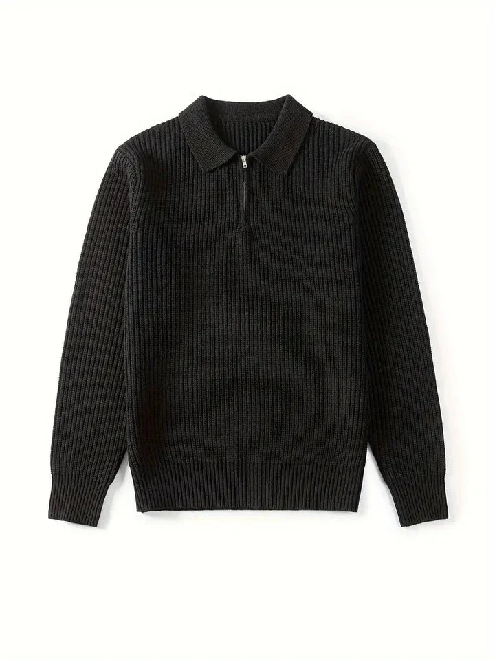 Brit & Boho™️ | Der moderne schlanke Quarter Zip