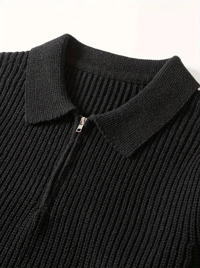 Brit & Boho™️ | Der moderne schlanke Quarter Zip
