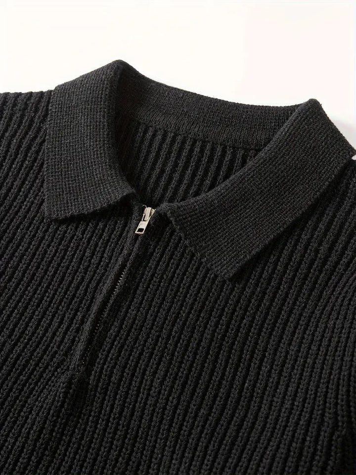 Brit & Boho™️ | Der moderne schlanke Quarter Zip